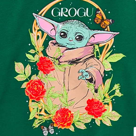❌🛑SOLD🛑❌ on ♏️Star Wars Oversized Baby Yoda Sweatshirt - Picture 4 of 9